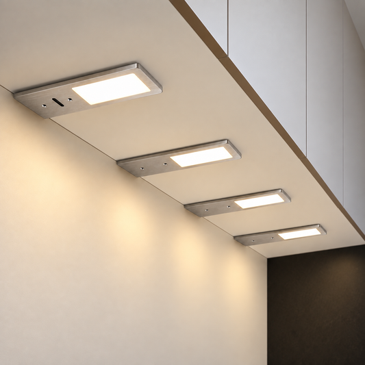 SMART LED Keukenverlichting Onderbouw - Aluminium (4 PACK)